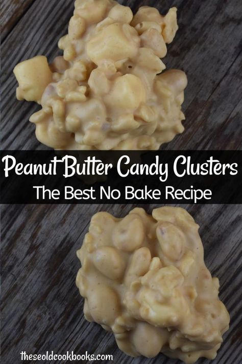 Peanut And Marshmallow Clusters, Peanut Clusters With Marshmallows, Peanut Butter White Chocolate Krispies, White Chocolate Rice Krispy Marshmallow, Marshmallow Peanut Clusters, No Bake Peanut Butter Marshmallow Bars, Snacks With Mini Marshmallows, White Candy Melts Ideas, Candy Made With White Chocolate