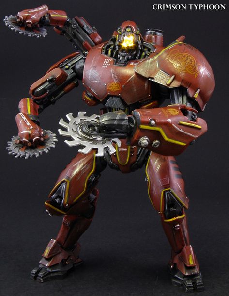 Custom made Crimson Typhoon brings Pacific Rim Jaeger to life Crimson Typhoon, Pacific Rim Kaiju, Pacific Rim Jaeger, Big Robots, Concept Vehicles, Kaiju Art, Arte Robot, Boy Stuff, Arte Dc Comics