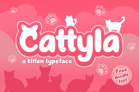 Download Cattyla font for iOS, Android, macOS, or Windows for free, or you can buy the full version with a commercial license here. Miao! Cattyla is a cat-themed font with fun and bold letters. Fall in love with this gorgeously playful display font! Cattyla Font Free Download License: Personal Use Font Type: Free Format: OTF, […] The post Cattyla Font appeared first on FreeFontDL. Free Doodles, Bold Letters, Display Typeface, Doodle Fonts, Cherry Blossom Background, Display Fonts, Cat Themed, Font Free, Patterned Sheets