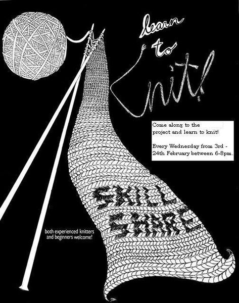 knitting posters | ... with knitting here are the two posters i made to put up in the project Knitting Club Poster, Knitting In Public, Crochet Poster Design, Crochet Graphic Design, Crochet Typography, Crochet Poster, Crochet Alphabet, Typo Poster, Knitting Club