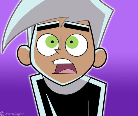 Danny Phantom Pfp, Evil Cartoon Characters, Danny Fenton, He He, Kids Tv Shows, Ghost Hunters, Phantom 3, Aura Colors, Danny Phantom