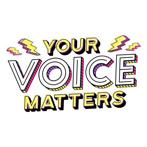 Your voice matters lettering #AD , #voice, #lettering, #matters A Levels, Your Voice Matters, Pe Lessons, Matter Quotes, Student Voice, Youth Of Today, Protest Art, Classroom Quotes, Flyer Ideas