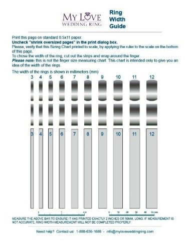 Wedding Band Width Chart - Guide to Wedding Rings | My Love Wedding Ring Wedding Band Thickness, Wedding Band Width, Wedding Band Guide, Delicate Wedding Band, Wedding Ring Guide, Ring Chart, Delicate Wedding, Cool Wedding Rings, Tungsten Mens Rings