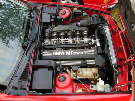 1990 BMW M5 engine Inline 6 3.6L-3.8L 311 BHP Inline 6 Engine, Bmw 635, Bavarian Motor Works, Bmw Engines, Bmw E34, Cars Luxury, Car Service, Sports Cars Luxury, Dream Car