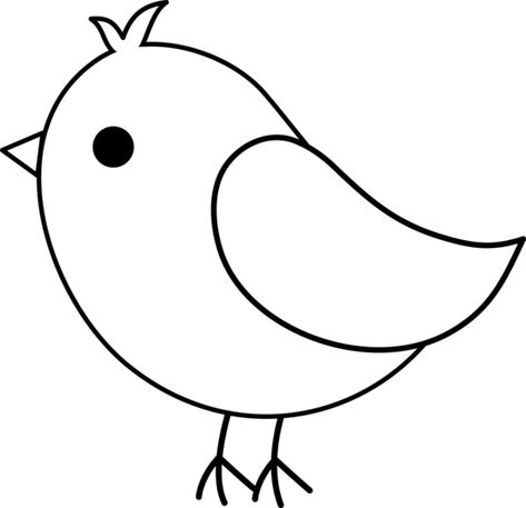 Line Drawing Birds - ClipArt Best Simple Bird Drawing, Twitter Bird, Bird Outline, Bird Template, Black And White Birds, Bird Free, Bird Clipart, Bird Coloring Pages, Applique Templates