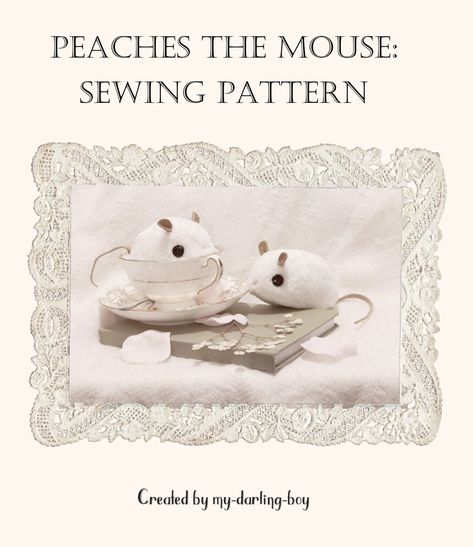 Sewing Mouse Pattern, Mouse Template Sewing, Whale Plush Pattern Free, Peaches The Mouse Sewing Pattern, Mouse Plush Pattern Free, Rat Stuffed Animal Pattern, Easy Plush Pattern Free, Mouse Pattern Free Sewing, Cute Stuffed Animal Patterns