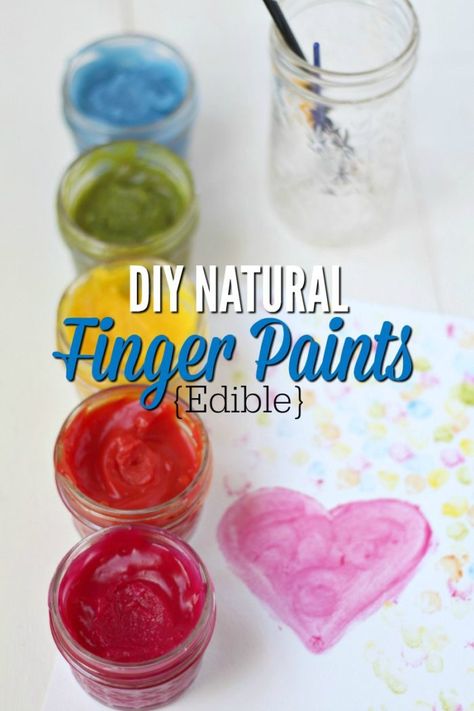 This homemade finger paint recipe is made with all-natural ingredients and are safe to eat, perfect for little ones who put their hands in their mouth. Finger Paint Recipe, Infant Projects, Edible Finger Paint, Homemade Finger Paint, Paint Recipe, Finger Paints, Homemade Paint, Eco Kids, Finger Paint