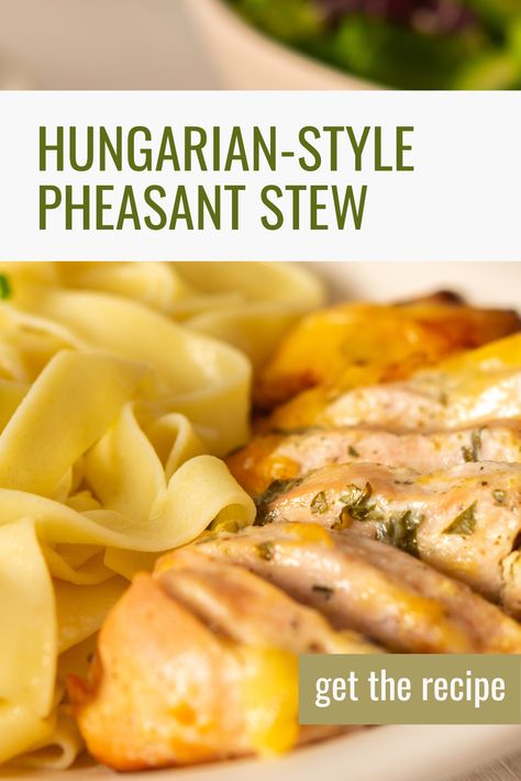 Hunting Meals, Pheasant Stew, Pheasant Recipes, Game Recipes, Stir Fry Dishes, Wild Game Recipes, Hungarian Recipes, Sunday Evening, Stew Recipe