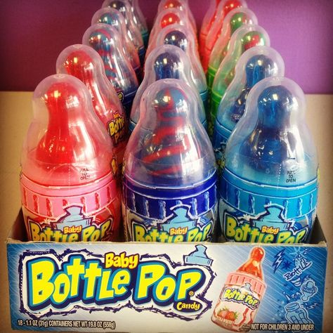 A Timeline of When Your Favorite Candies Got Their Start Bottle Pop Candy, Watermelon Pops, Hard Candy Lollipops, Candy Lollipops, Baby Pop, Rainbow Sherbet, Christmas Punch, Retro Candy, Bulk Candy