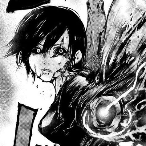 An Anime, Tokyo Ghoul, Anime Character, Black Hair, Tokyo, Black And White, Hair, Anime, Blue