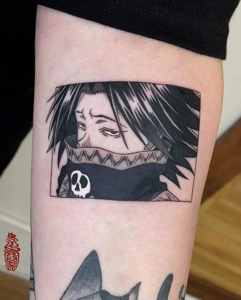 Feitan Tattoo Placement, Feitan Hunter X Hunter Tattoo, Hxh Tattoo Ideas, Hxh Tattoos, Hxh Tattoo, Tattoo Ideas Males, Tattoo Placement, Pretty Tattoos, Tattoo Ideas