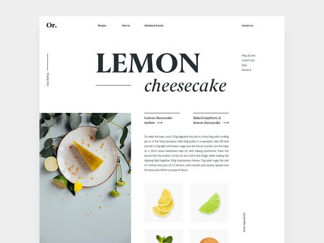 Recipe Layout by Marijana Grbovic Recipe Layout Templates, Recipes Design Layout, Recipe Design Graphic, Recipe Graphic Design, Food Magazine Layout, Recipe Layout, Recipe Graphic, Recipe Design, Recipe Book Design