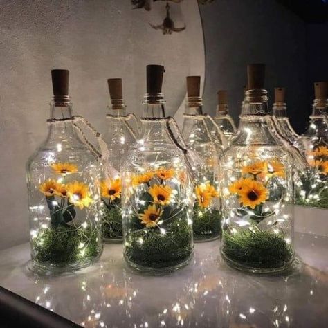 65+ Amazing DIY Spring Baby Shower Ideas For Your Little Sunshine Spring Baby Shower Ideas, Lila Party, Sunflower Wedding Decorations, Rustic Sunflower Wedding, Sunflower Centerpieces, Sunflower Party, Sunflower Baby Showers, Sunflower Themed Wedding, Sunshine Baby Showers