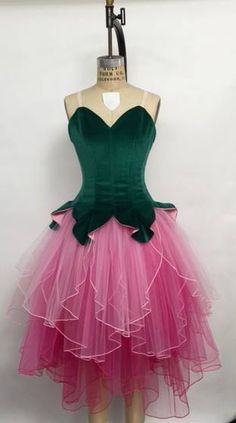 Primadonna Tutus Tinkerbell Inspired Dress, Flower Dance Costume, Flower Costume Diy Women, Fairy Flower Dress, Flower Costumes, Flowers Costume, Waltz Of The Flowers, Nutcracker Costumes, Petal Dress