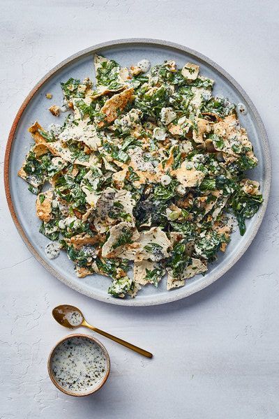 Nytimes Cooking, Buttermilk Dressing, Bread Salad, Nyt Cooking, Eat Well, Light Recipes, Buttermilk, Middle Eastern, Fresh Herbs