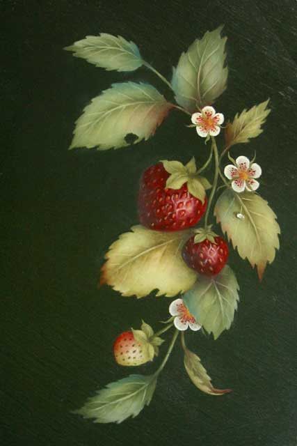 Strawberry Drawing, Strawberry Tattoo, Strawberry Art, Wild Strawberries, Fruit Painting, 수채화 그림, China Painting, Art Fantasy, Botanical Drawings