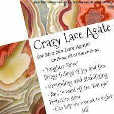 crazy lace agate Lace Agate Meaning, Agate Crystal Meaning, Crystal Tips, Crystal Magick, Agate Meaning, Crystal Power, Crystals Healing Properties, Gemstone Meanings, Crystals Stones