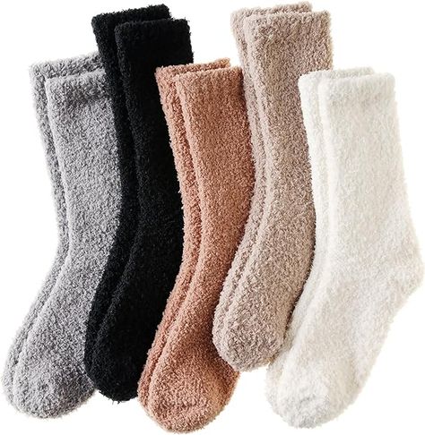 Cabin Socks, Fluffy Socks, Fuzzy Socks, Socks For Women, Slipper Socks, Socks, Elastic