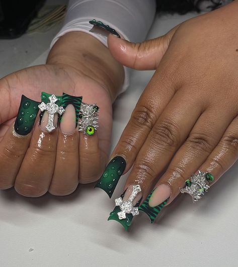 Maternity Nails, Unique Acrylic Nail Designs, Acrylic Nail Set, Long Acrylic Nail Designs, Duck Nails, Hard Nails, Square Nail Designs, Claw Nails, Colored Acrylic Nails