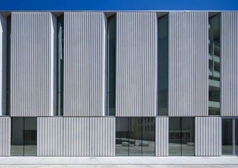 Factory Architecture Industrial Facade, Concrete Panel Facade, Factory Facade Design, Industrial Building Facade, Factory Building Design, Warehouse Facade, Industrial Facade, Architecture Design Process, Factory Architecture