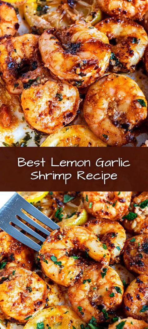 Lemon Garlic Shrimp, Shrimp Recipes Healthy, Shrimp Dinner, Shrimp Recipes For Dinner, Shrimp Recipes Easy, Fish Dinner, Shrimp Dishes, Shrimp Recipe, Garlic Shrimp