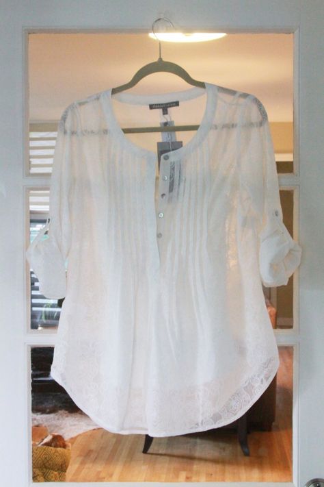 I need this White Blouse from Stitch Fix Stitch Fix Outfits, Stitch Fix Stylist, White Shirts, White Blouse, Cute Tops, White Tops, Look Fashion, Stitch Fix, White Shirt