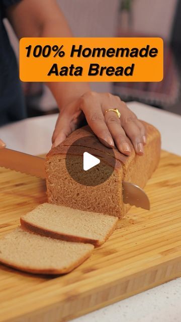 Ashu Khatter on Instagram: "Super Easy Homemade 100% Whole Wheat Bread 🍞   Ingredients   Milk, warm - 1 cup Sugar - 2 tbsp Dry yeast - ½ tbsp Wheat flour / atta - 3 cup Salt - 1 tsp Oil - 2 tbsp Water (as required) - ½ cup Little butter to brush on the bread  Recipe  To start, take a large mixing bowl and pour in 1 cup of warm milk. Stir in 2 tablespoons of sugar and ½ tablespoon of dry yeast until thoroughly mixed. Let the mixture stand to activate the yeast. Next, incorporate 3 cups of wheat flour, 1 teaspoon of salt, and 2 tablespoons of oil, ensuring that the ingredients are well combined. Gradually add ½ cup of water and make a sticky dough. Cover the dough with cling film or a damp cloth and let it rest for 2 hours, allowing it to double in size. Afterward, punch down the dough and Yeast Alternative For Bread, Wheat Flour Bread Recipe, Atta Recipe, 100 Whole Wheat Bread, Wheat Bread Recipe, Braided Bread, Cup Of Water, Bread Ingredients, Bread Bun