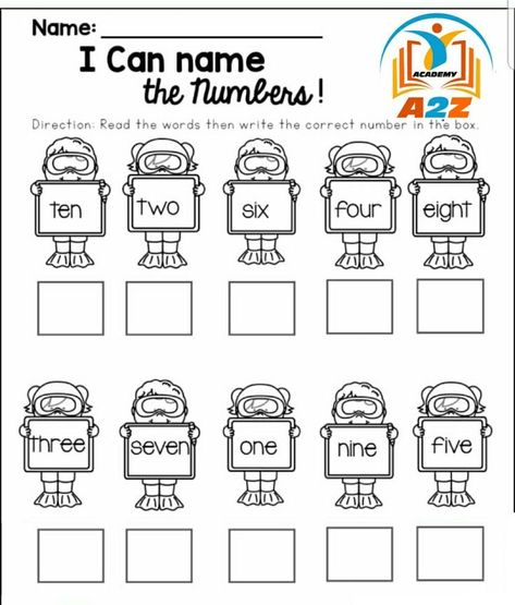 Number Name Worksheets For Kindergarten, Maths Worksheet For Class 1 Number Names, Number Names Worksheet Kindergarten, Number Worksheets For Grade 1, Number Name Worksheet, Number Names Worksheet, Kindergarten Number Worksheets, Worksheet Number, Grade 1 Math