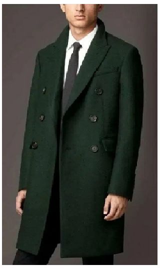 Men tweed green Overcoat Vintage Long Trench Coat Men new Jacket Coats Mens Business green Casual Long Solid Windbreak Coat winter Outwear Mens Dress Coat, Gentleman Mode, Overcoat Men, Mens Overcoat, Peak Lapel, Green Coat, Mens Winter Fashion, Well Dressed Men, Gentleman Style