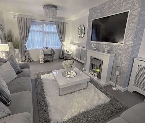 Romantic Living Room, White Living Room Decor, Luxury Room Bedroom, Living Room Decor Gray, Glam Living Room, Apartment Living Room Design, Living Room Design Decor, Living Room Decor Cozy, Home Design Living Room