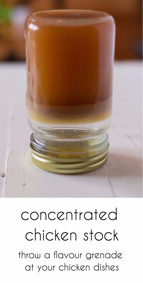 Add explosive flavour to all your chicken dishes with concentrated chicken stock. Diy Broth, Hello Fresh Chicken, Bouillon Recipe, Keto Condiments, Chicken Stock Recipe, Stock Recipes, Homemade Chicken Stock, Chicken Base, Chicken Treats