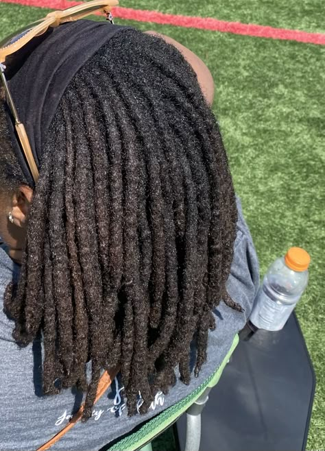 Thick natural locs in the sun. Highlights Locs, 120 Locs, Highlights Dreads, Locs Highlights, 70 Locs Count, Locs And Luxury, Coming Out Locs, Loc Highlights, Medium Thick Locs