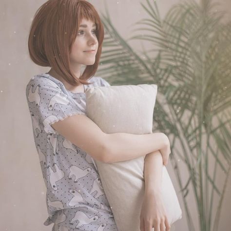 Ochako Uraraka Cosplay, Shirogane Sama, Uraraka Cosplay, Asian Photography, Cute Haircuts, Ochako Uraraka, Hair Tattoos, Happy Birthday To My, Haircut And Color