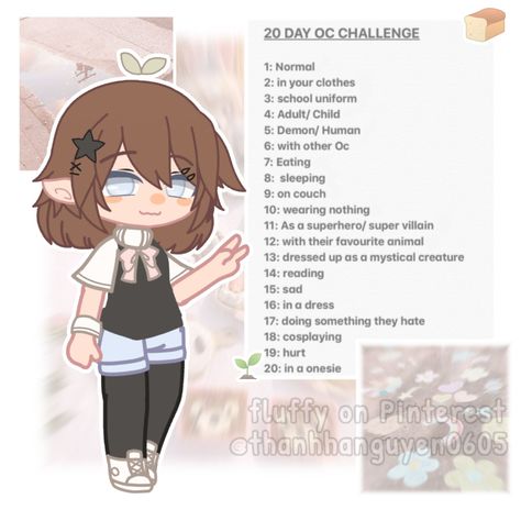 Gacha Challenge List, 20 Day Oc Challenge Gacha Club, 30 Day Oc Challenge Gacha Club, Oc Gacha Challenge, Gacha Club Challenge Oc, Oc Maker Challenge Gacha Club, Gacha Challenge Oc, Draw Your Oc As Challenge, Touch Me Challenge Draw