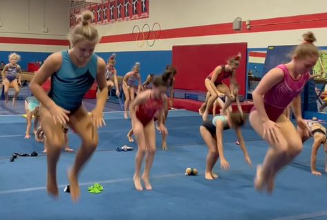 Gymnastics Leg Conditioning - How to Gymnastics Gymnastics Conditioning Circuit, Preschool Gymnastics Lesson Plans, Flips Gymnastics, Gymnastics Conditioning, Gymnastics Lessons, Gymnastics Moves, Gymnastics Drills, Preschool Gymnastics, Gymnastics Floor