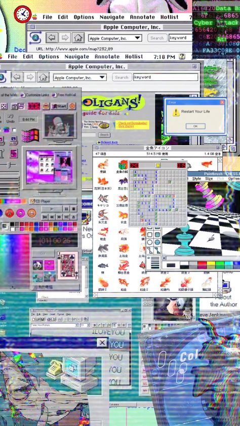 #glitch #glitchcore #oldweb #oldwebcore #aesthetic #collage #fyp #moodboard #crumpledcinna Computer Glitch Aesthetic, Oldweb Aesthetic, Computer Moodboard, Glitch Core Aesthetic, Webcore Moodboard, Old Webcore, Digital Silence, Internet Core, Myspace Aesthetic