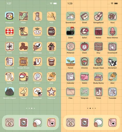 Cute Cottagecore Aesthetic App Icons Ios 14 Iphone Android | Etsy Study Pack Apps Android, Memo App, Diary App, Cottagecore Icons, Android Icons, Ipad Games, Screen Icon, Flower Icons, Book App