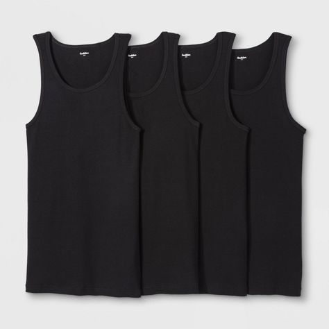 Ribbed Tank Top, Black Tank Top, Ribbed Tank Tops, Work Tops, Ribbed Tank, Cute Skirts, Black Tank, White Tank Top, Black Tank Tops