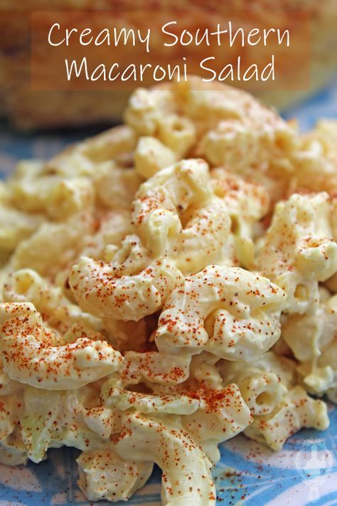 Macaroni Salad Southern, Southern Macaroni Salad, Homemade Macaroni Salad, Easy Macaroni Salad, Classic Macaroni Salad, Cold Pasta Salad Recipes, Best Macaroni Salad, Easy Macaroni, Macaroni Salad Recipe