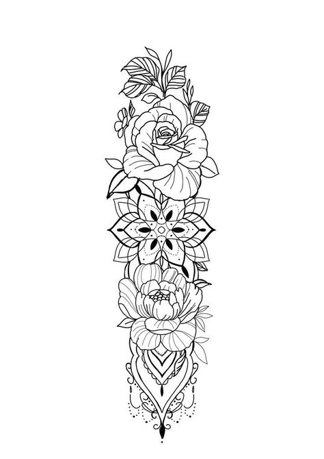 Hindu Flowers Tattoo, Forearm Half Sleeve Tattoos For Women Stencil, Forearm Tattoo Sketches Women, Forearm Mandala Tattoo Design, Mandala Flower Tattoo Design Sleeve, Forearm Tattoo Women Sleeve Mandala, Forearm Mandala Tattoo Women, Flower Sleeve Tattoo Stencil, Mandala Flower Tattoos Forearm