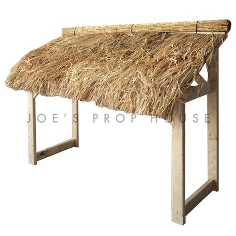 Grass Skirt Tiki Bar Awning Structure Diy Tiki Hut For Party, Outdoor Tiki Bar, Mystery Island, Lemonade Bar, Roof Decoration, Glass Beverage Dispenser, Grass Roof, Prop House, Tiki Bars