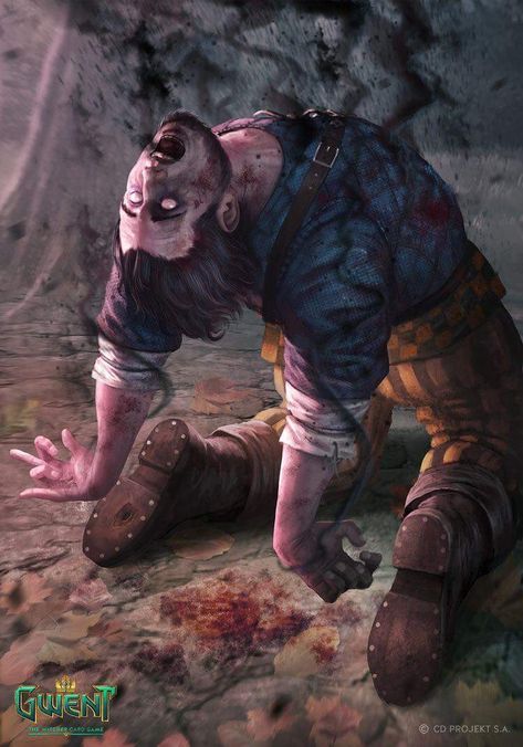 Horror Art From Gwent The Witcher Card Game Necromancy Gif, Witcher Art, Ange Demon, Wow Art, Medieval Fantasy, Gothic Art, Cthulhu, The Witcher, Fantasy Artwork