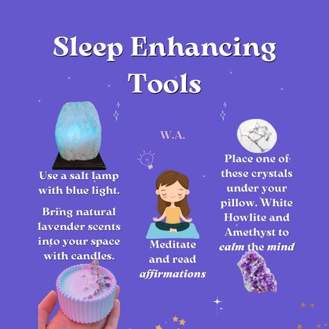 Get enough sleep, create a relaxing bedtime routine, avoid caffeine and alcohol before bed, and make sure your bedroom is dark, quiet, and cool. #sleep #sleeptips Limit Screen Time, Crystals Meditation, Relaxation Tips, Lamp Natural, Sleep Rituals, Sleep Relaxation, Calming Activities, Kids Bedtime, Mental Health And Wellbeing