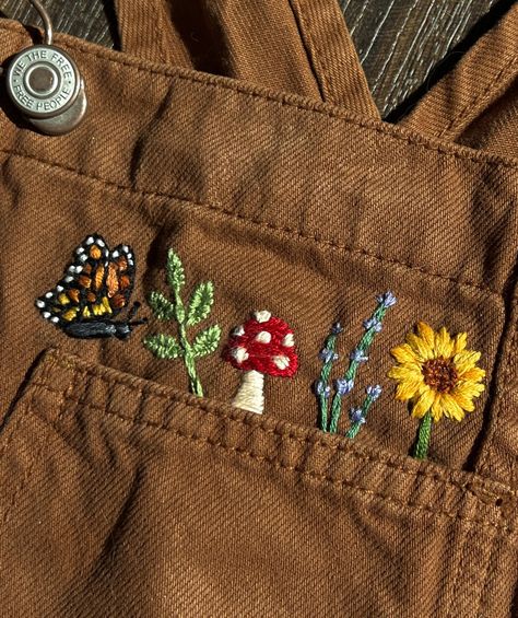 Embroidery Ideas, Overalls, Embroidery