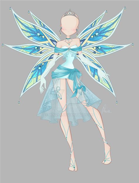 Winged Outfits, Winx Enchantix Wings, Winx Club Enchantix Oc, Winx Club Oc Fairies, Magic Winx Oc, Enchantix Oc, Winx Enchantix, Naruto Painting, Pixie Outfit