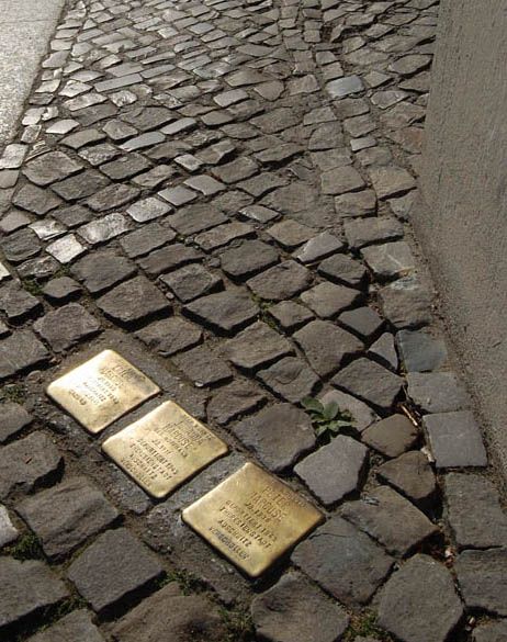 Stolpersteine(2) Floor Signage, Interpretive Signage, Donor Wall, Wayfinding Design, Signage System, Outdoor Signage, Urban Furniture, Wayfinding Signage, Paul Klee