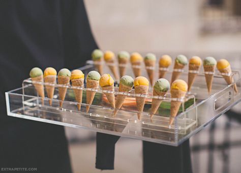 Ceremony Snacks, Wedding Ice Cream Bar, Wedding Waltz, Drumstick Ice Cream, Boston Public Library Wedding, Public Library Wedding, Cupcake Table, Edgy Bridal, Cream Table