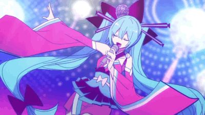 Ohedo Julia Night, Miku Banner, Miku Gif, Kawaii Miku, Animated Banner, Tumblr Banner, Luka Megurine, Pretty Gif, Kagamine Rin And Len