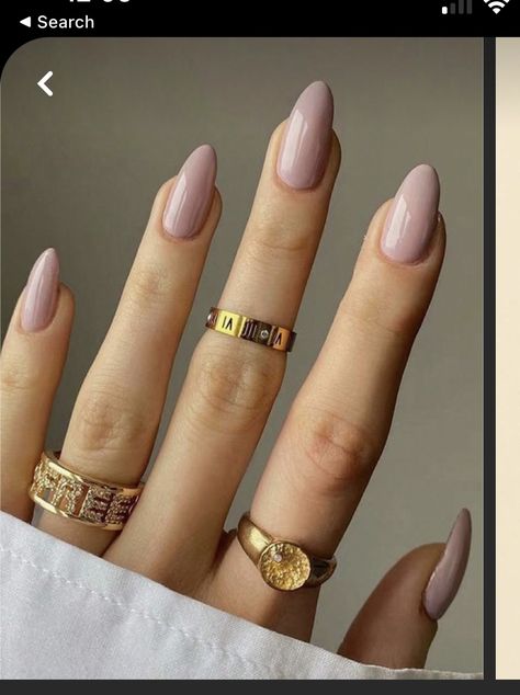 Fall Almond Nails, Money Nails, Mauve Nails, May Nails, Nail Color Trends, Spring Nail Trends, Nude Nail Designs, Spring Nail Colors, Outfits Dress