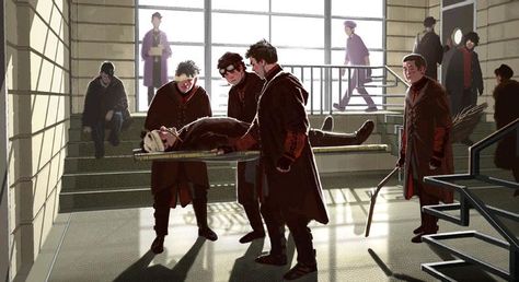 St Mungo's Hospital for Magical Maladies and Injuries - Harry Potter Wiki St Mungos, Harry Potter Wiki, Deathly Hallows Part 2, Hp Harry Potter, Harry Potter Artwork, Harry Potter Drawings, Harry James Potter, Harry Potter 2, Harry Potter Love